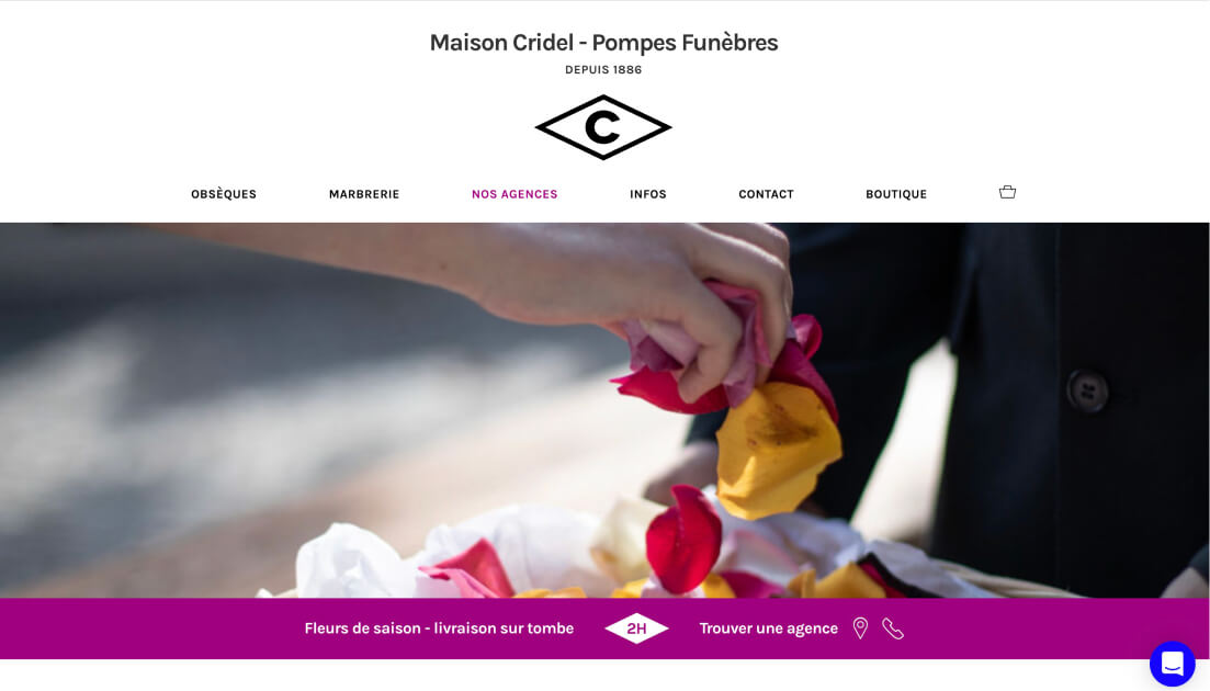 Image branding et digital Maison Cridel